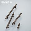 Dooroom Yu'an Brass Furniture Handles Nordic Modern Pastoral Wardrobe Dresser Cupboard Drawer Cylinder Black/Gold Pulls Knobs