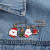 Bag Decoration Clothing Accessories Dress Shawl Clips Waistband Pin Christmas Brooches Safety Pins