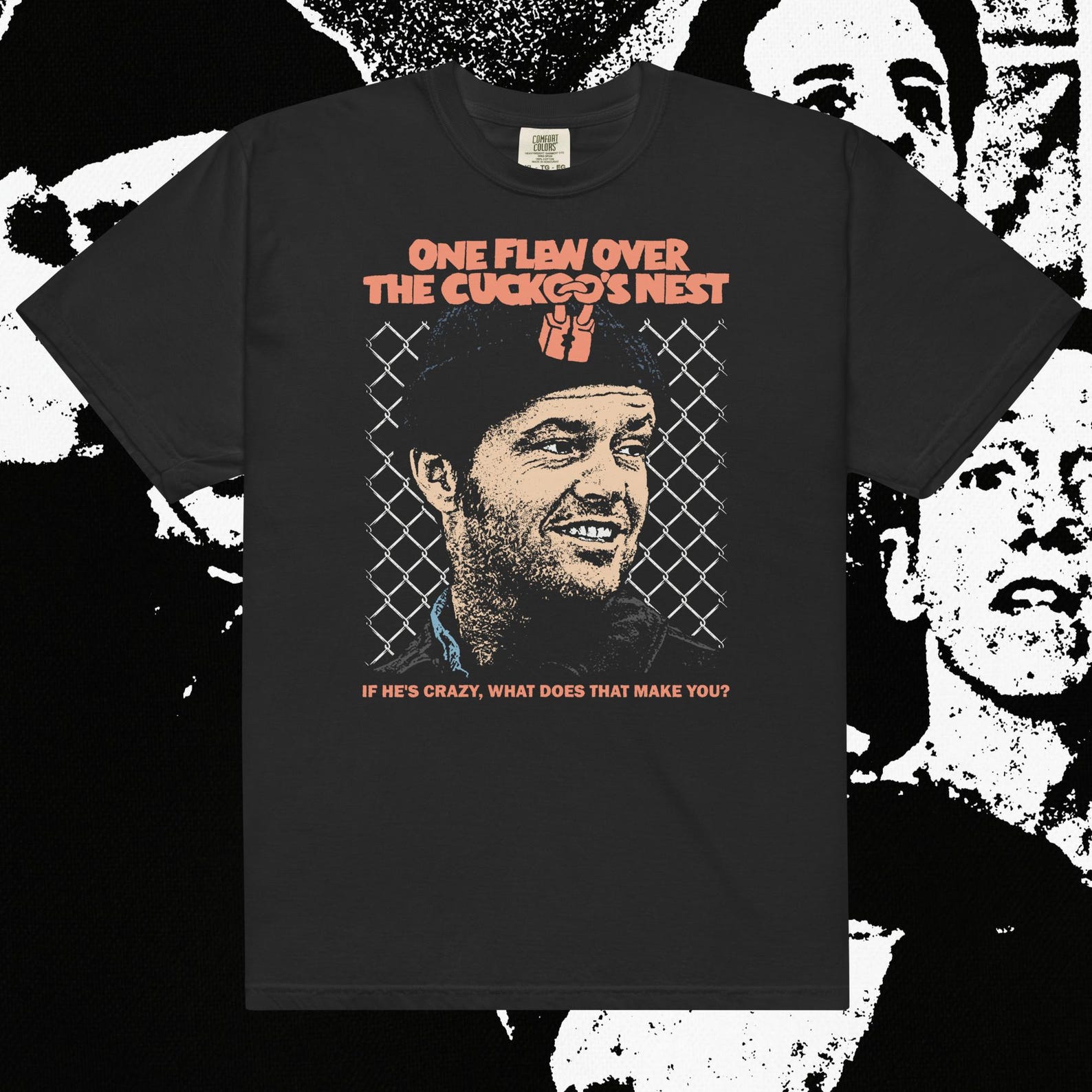 One Flew Over The Cuckoo s Nest: Comfort Colors T-Shirt M