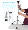 Snare Drum Stand Foldable Detachable Bracket 22mm Pipe Diameter Adjustable Height Tripod Snare