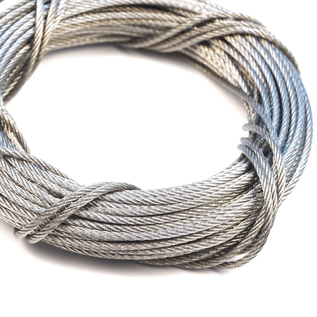 BWR5474-1 Window Regulator Repair Cable Steel Wire Rope 7x7 Diameter: 1.7 Mm Length : 10 Meter for Car Window Regulator