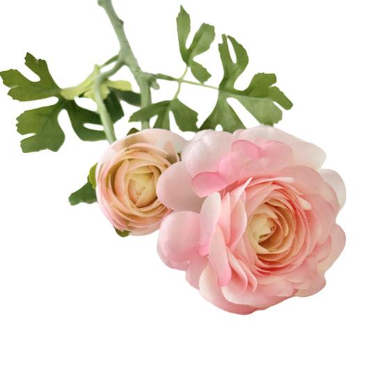 

Artificial Peony Flower Realistic Faux Silk Flower with 1 Bloom And 1 Bud for Vase DIY Bouquet Wedding Party Centerpiece Photography Props світло-рожевий колір