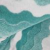 Coral Fleece Bath Towel Set: Thick, Double-Sided Absorbent, Soft, Lint-Free, Three-Color Wavy Design.