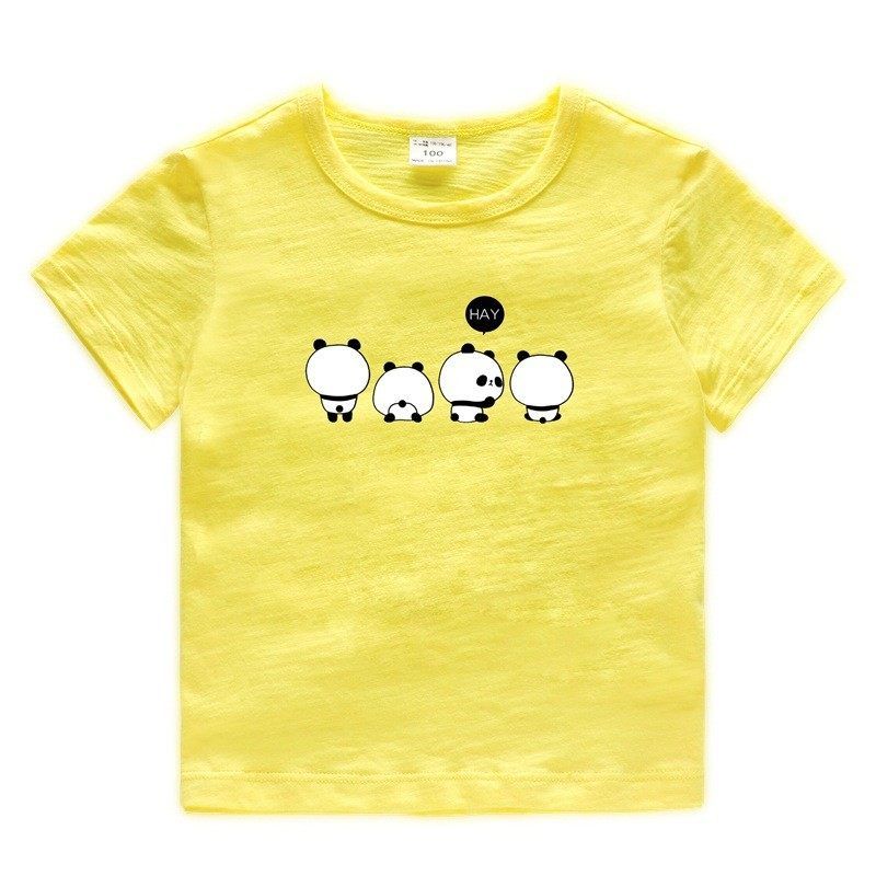 Slub Cotton Crew Neck Light Breathable Solid Color Ins Short Sleeve