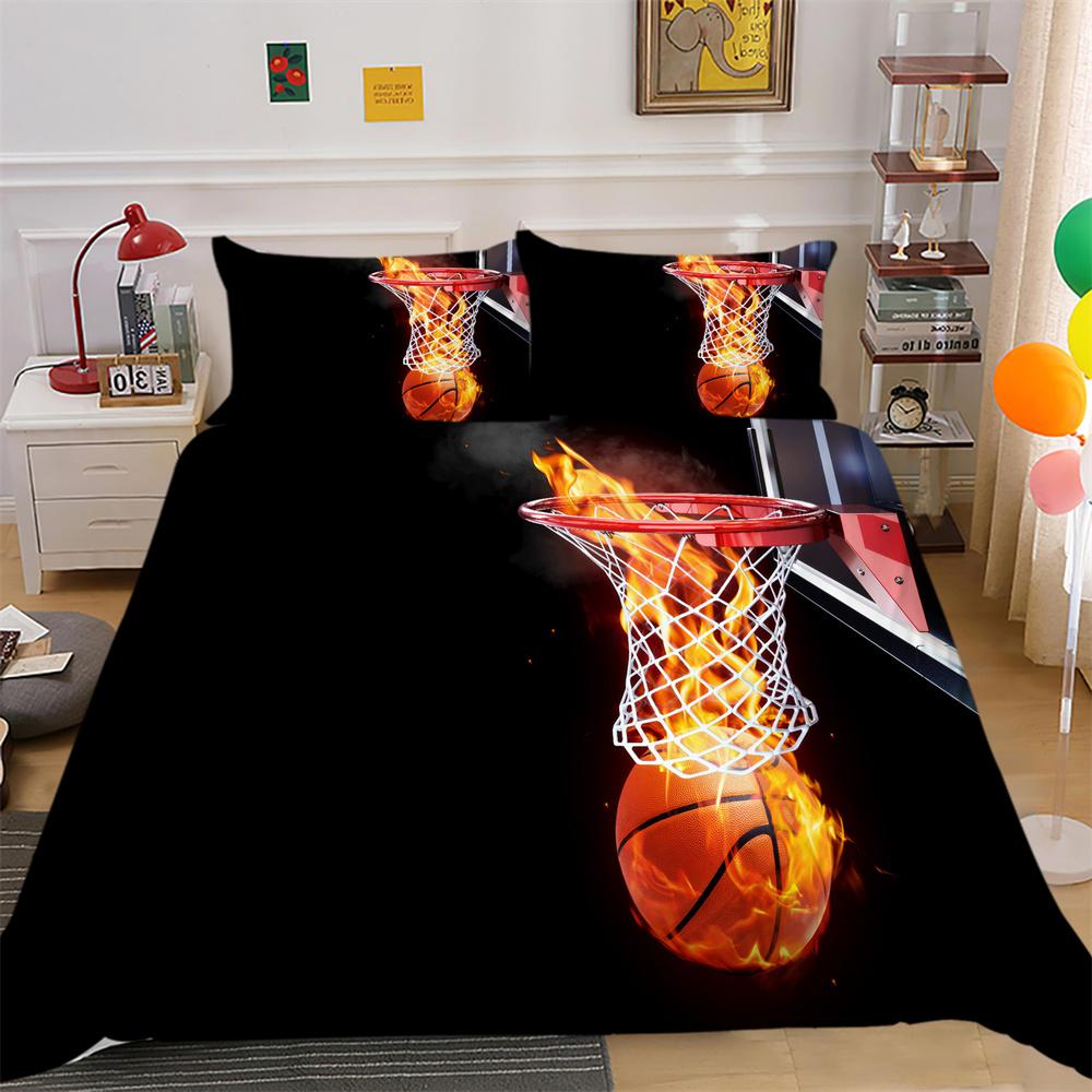 Pościel z nadrukiem w kulki Pokrowiec w pełnym rozmiarze Pościel dla chłopca Projekt Wysokiej klasy poliestrowa, fajna pościel do domu