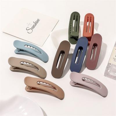 Koreanische Haarspangen Damen Klein 8cm Haarspangen Bunt Matt Einfarbig Haarspangen für Mädchen Haarschmuck Entenschnabelspange
