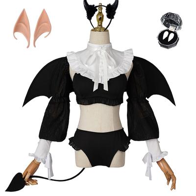 Anime Rizu Kyun Costume Cosplay My Dress Up Darling Cosplay Kitagawa Marin Bikini Costume Cosplay Kuroe Shizuku Parrucca
