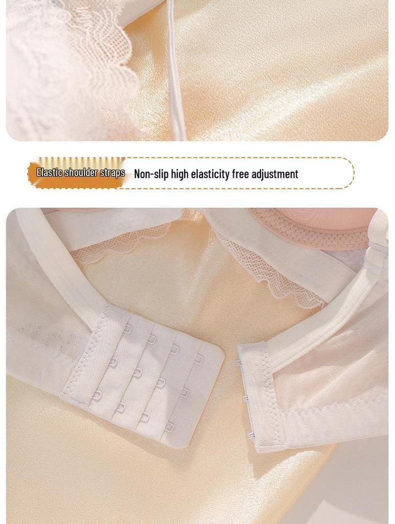 Elegantes Spitzen Modal Verstellbares BH-Set - Sexy & Verführerisch in Rot