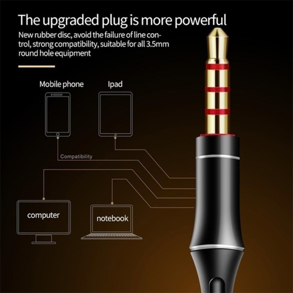 Stereo Earphones Stereophony In Ear Type 3.5mm Earphone Wired Headphone Wired Headset Bass Earbuds