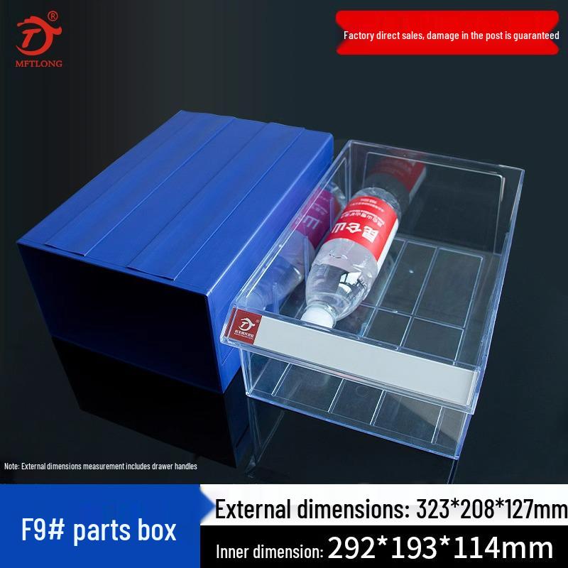 Desktop Drawer-Type Organizer Box, Thickened Storage Cabinet for Components and LEGO Bricks