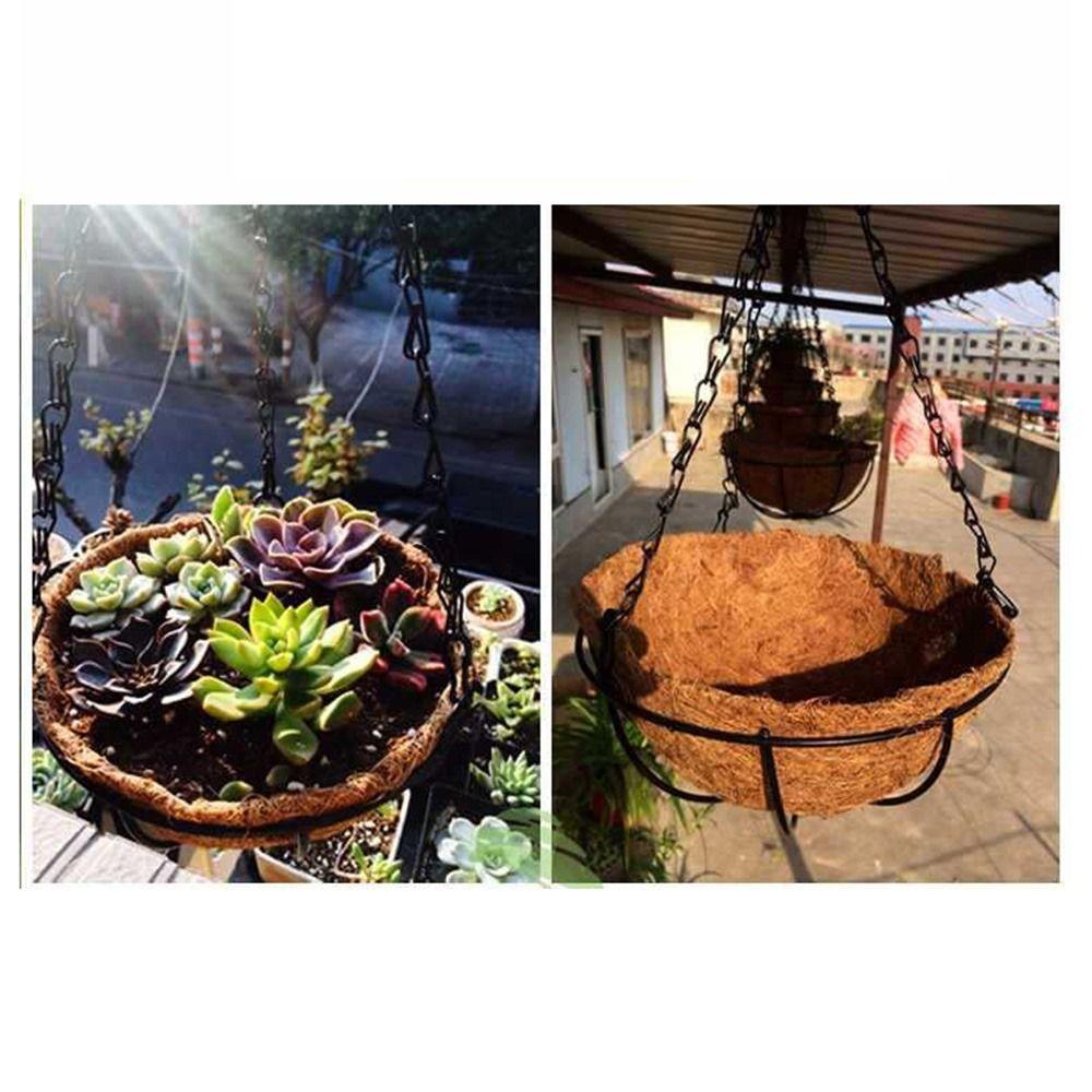 Prodyšný květináč Půlkulatý sukulentní květináč Závěsný košík na květiny Zahradní dekorace