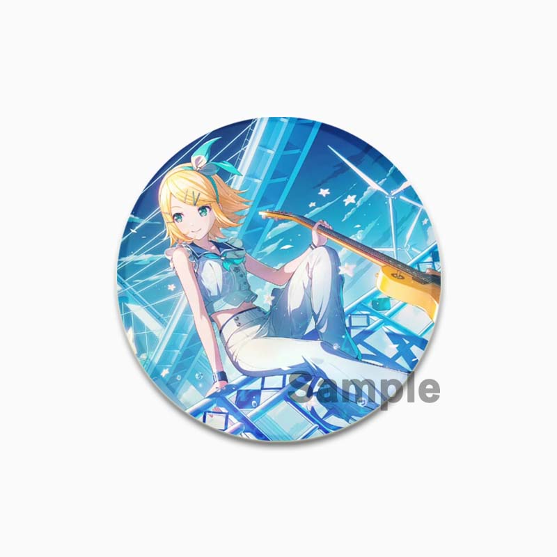 32/44/58 mm Project SEKAI Pin na batohy Kulaté plastové brože Kreativní kreslené postavičky odznak dárky