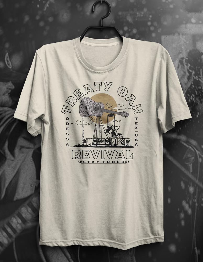 Trend Treaty Oak Revival Beige Cotton Size S-4XL Tee Shirt Gift For Fan Unisex T-Shirt XXL