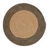Japanese Rattan Woven Round Living Room Carpet Household Jute Light Luxury Style Mat Cat Scratch Board Matching Color Mat
