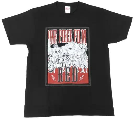 Straw Hat Crew T-shirt Black M ONE PIECE FILM RED Theater 70x52x47cm (2022) S