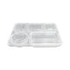Jinmei Hewang 1160ml 5-Compartment Disposable Meal Prep Containers, 120 Sets