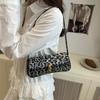 Summer New Sweet and Cool Spice Girl Handbag Personalized Leopard Print Shoulder Bag Versatile Casual Messenger Women's Bag