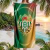 Real Betis Football Beach Towel Soft Microfiber Summer Towel Quick Dry Absorbent Towel for Beach Swimming Pool Travel