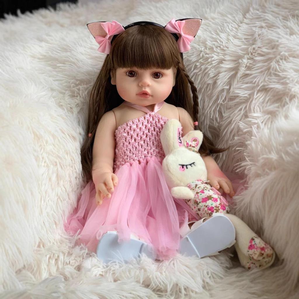 Reborn Vinyl Baby Doll - Realistic Soft Rubber Children's Toy Gift