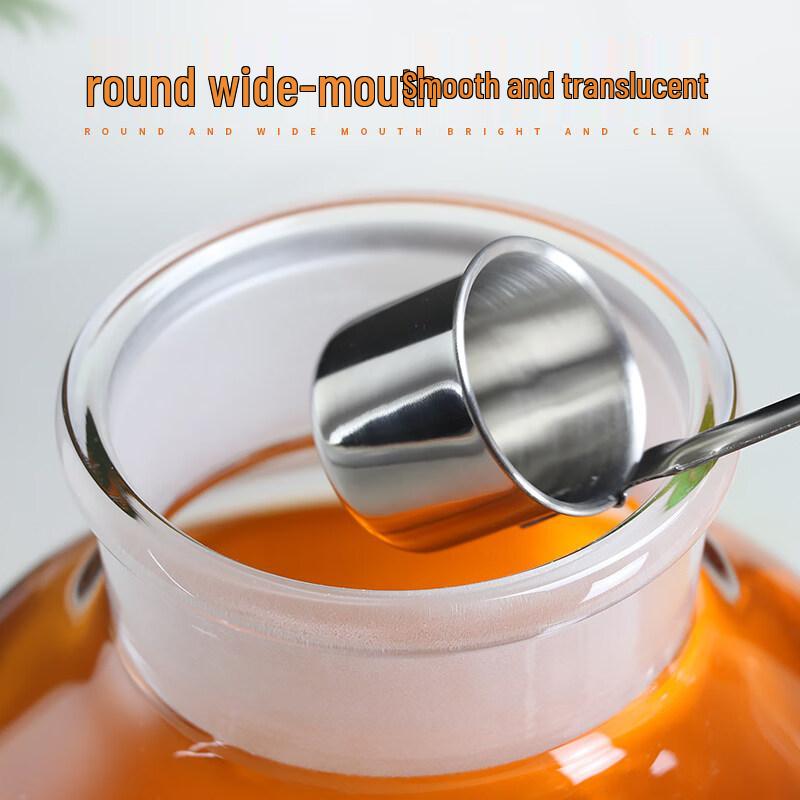 Glass Brewing & Dispenser Jar with Faucet