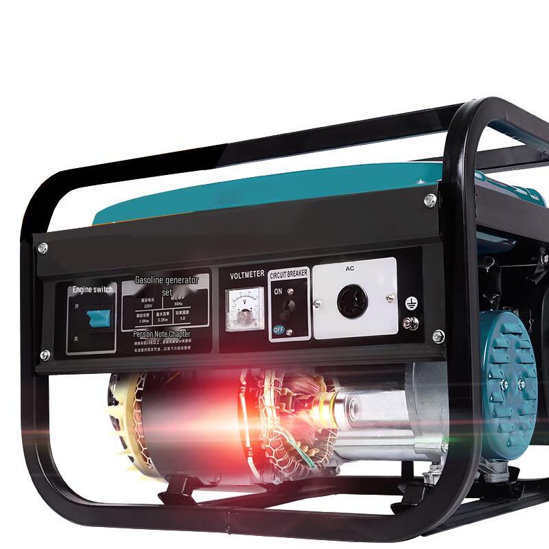 Портативный тихий бензиновый генератор с электростартером 3KW