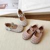 Toddler Girls' 2026 Summer Leather Princess Sandals – Breathable, Soft Sole, Hollow Design Children's Shoes.