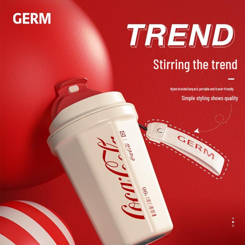 Germ Coca-Cola Co-branded Diamond Coffee Cup with Lid