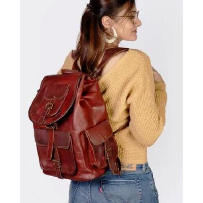 Bag Satchel Briefcase Laptop Brown Vintage Perfect Case Men's Leather Backpack