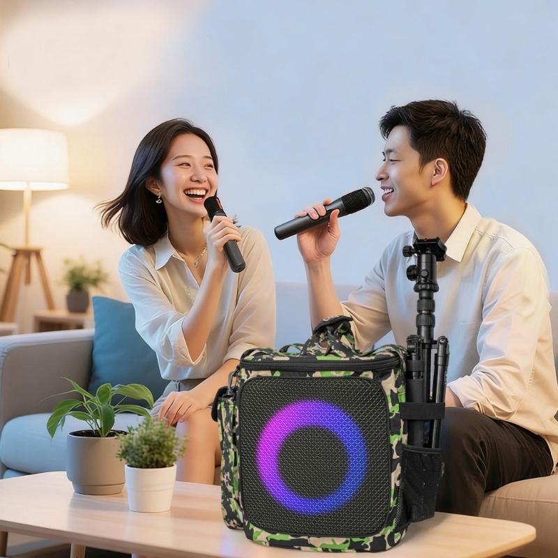 Estuche de Transporte Protector Para Altavoz Encore 2 Bolsa con Asa Cómoda y Múltiples Bolsillos de Almacenamiento para Accesorios