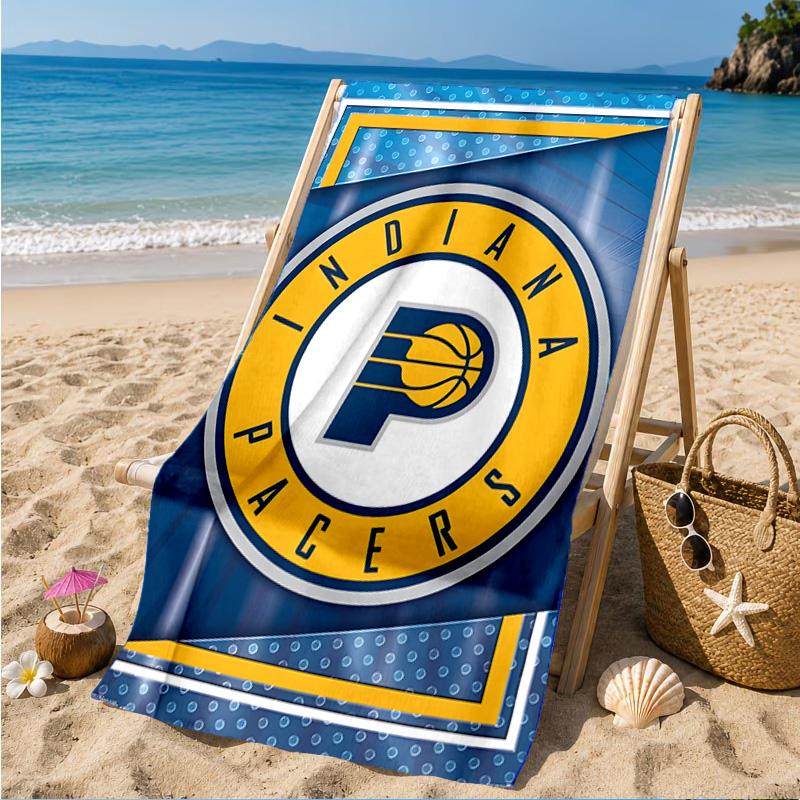 Pacers Basketball Team  Beach Towel, Microfiber Beach Towel, Perfect For Pool, Beach, Travel, Home Decor Beach Party Fan gifts