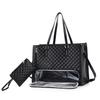 Large-Capacity Tote & Laptop Bag with Lunch Box, Crossbody or Shoulder Style