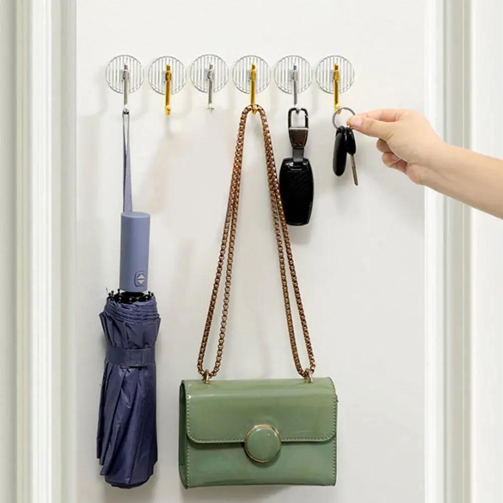 Self Adhesive Acrylic Wall Hooks Waterproof Towel Hooks For Bathroom Shower Home Organization For Luxury Design Strong Hold