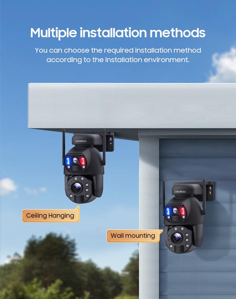 6MP HD Solar-Powered PTZ & Bullet Outdoor 4G Camera with 20x Zoom