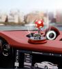 Solar Rotating Football Aromatherapy Ornament for Car Interior - Summer Fragrance Collection