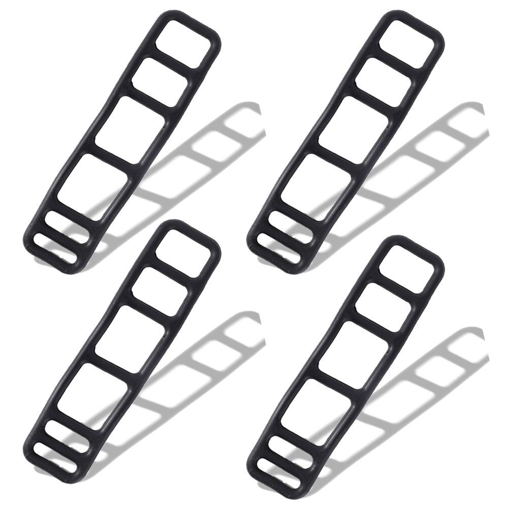 4-1 ks Silikonový elastický popruh pro autokameru Fixační bandáž Zpětné zrcátko DVR Fixační gumové pásky Příslušenství