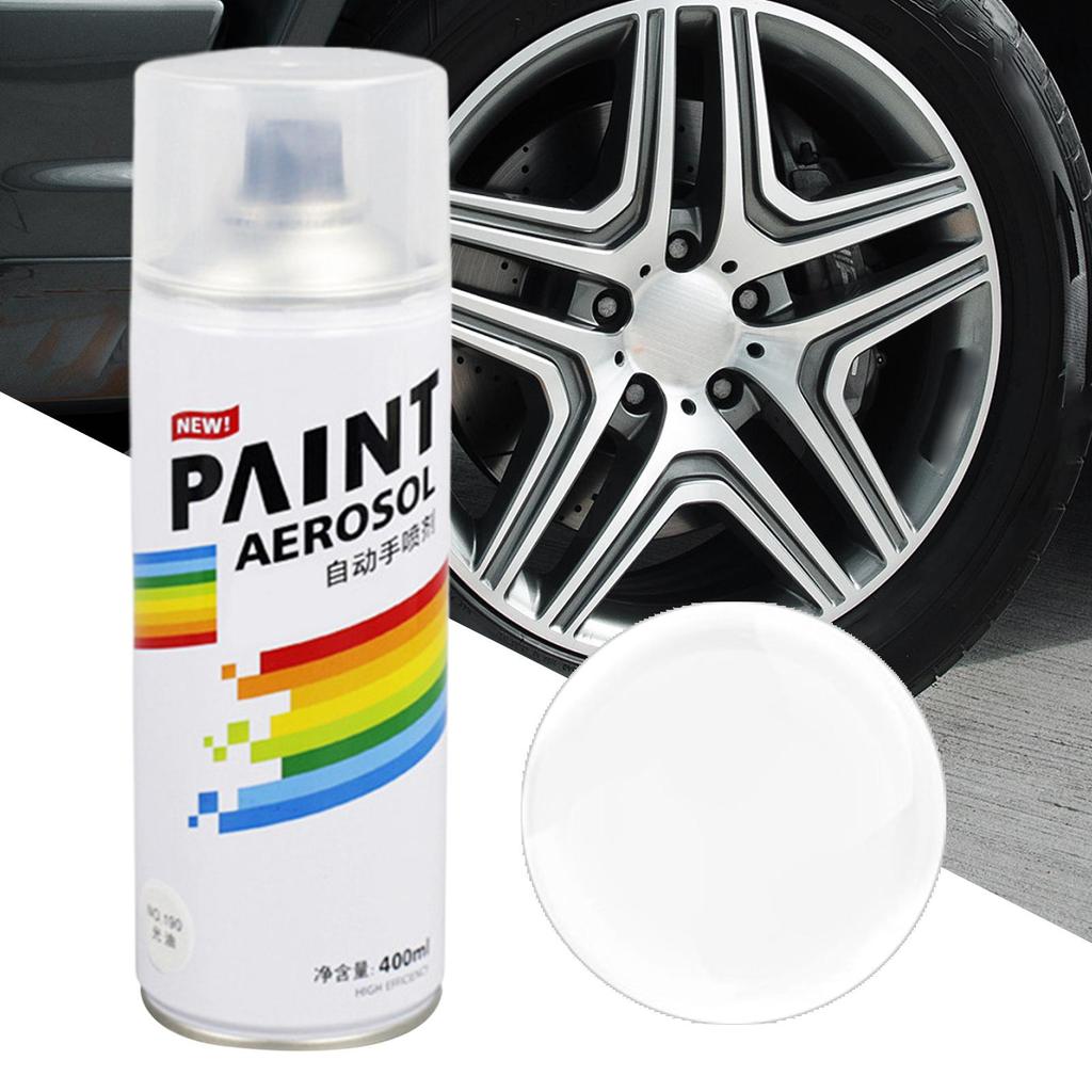 Outdoor Spray Paint 400ml Paint Basecoat Fast-Drying Coating Aerosol Can For Tire Artwork Motorcycle Furniture Car Care