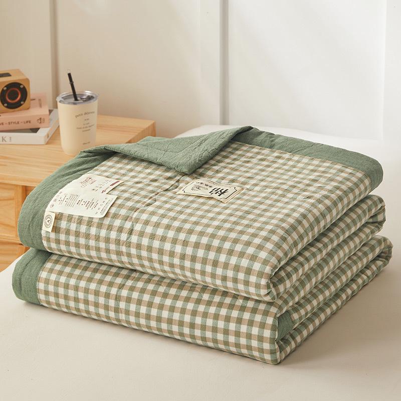 

Летнее одеяло из хлопка Синьцзян класса А — неотпечатанное, стиранное, тонкое, кондиционируемое одеяло для студентов 110*150cm Children Random Pattern