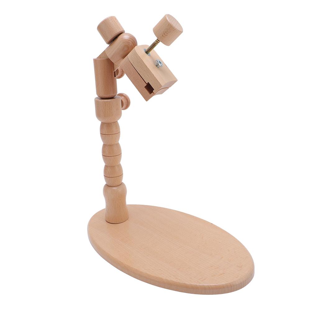 Suport Cerc Broderie Rotativ Ajustabil Lemn de Fag Suport Cerc Broderie pentru Artă Meșteșug Cusut Need