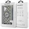 Karl Lagerfeld Klhmp16Shckcklck Iphone   16 6.1 Czarny/Black Hardcase Iml Crossbody Monogram Karl & Choupette Head Magsafe