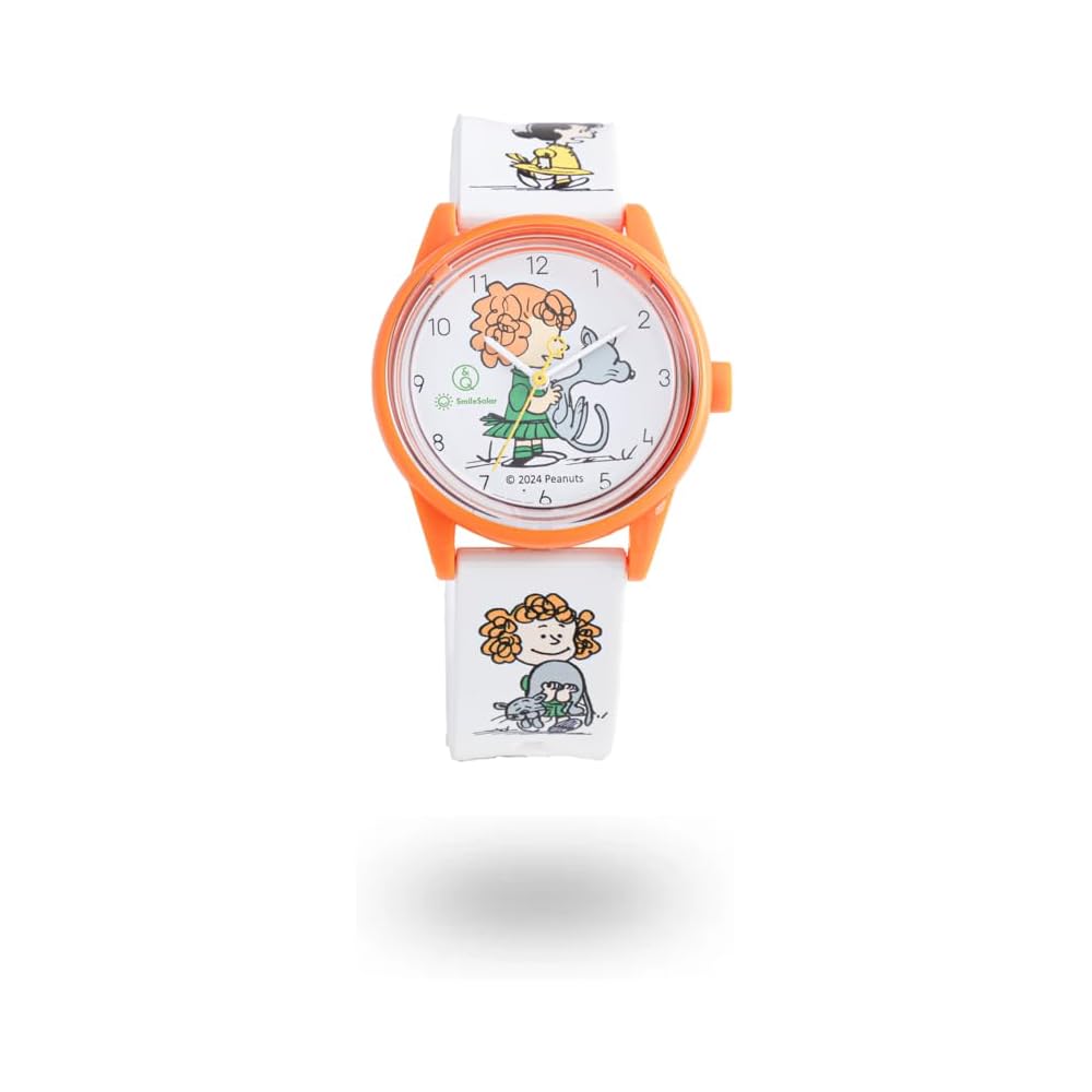 Q&Q SmileSolar Waterproof Watch Peanuts Collection Faron & Frieda Design