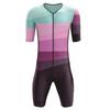 Herren Cycling Skin Suit Rennrad Zeitfahren Leistung Sommer Schnelltrocknend Kompressionspassform