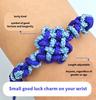 K-POP Demon Hunters Korean Blue Tiger Derpy Keyring Set, Knot Bracelet (3 Options)