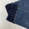 Brunello Cucinelli MPLI7P5090 Blue Cotton Roll-Up Tapered Denim Pants Bottoms 38 blueUsed