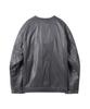 Customellow Gray Padding Cardigan Jacket Cwuas25112Gyd