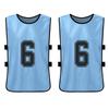12 PCS Adults Soccer Pinnies Quick Drying Football Team Jerseys Sports Scrimmage Soccer Team