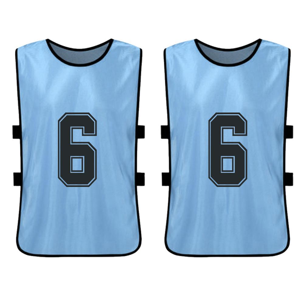 12 PCS Adults Soccer Pinnies Quick Drying Football Team Jerseys Sports Scrimmage Soccer Team