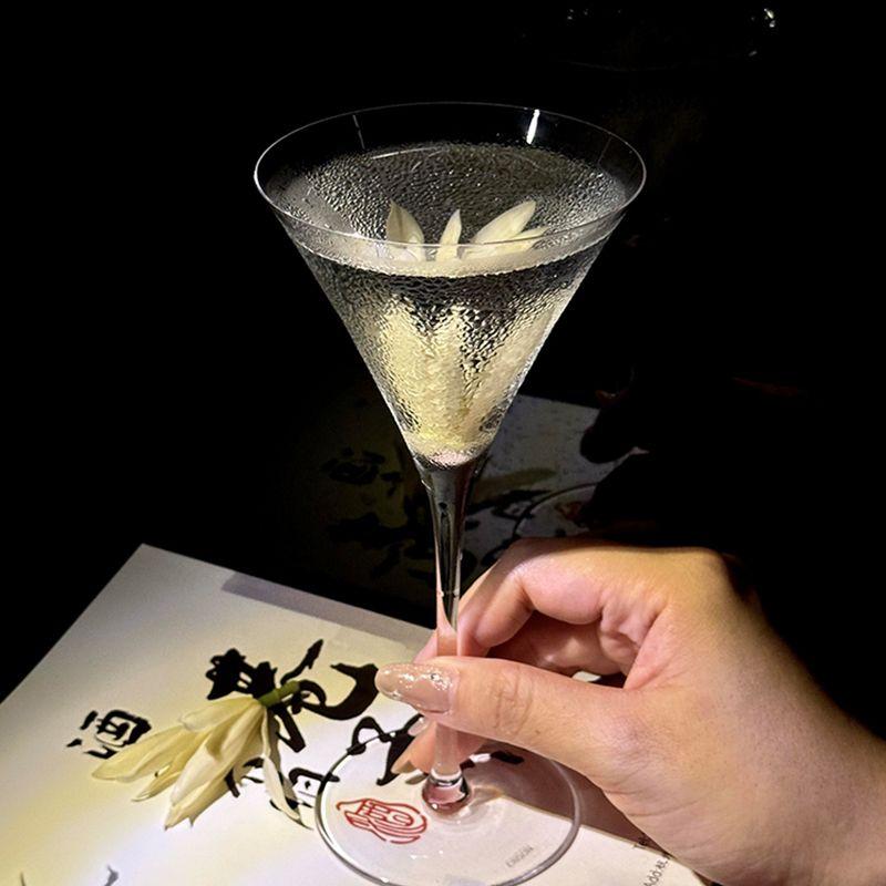 Creative glass cocktail glass Martini glass Internet celebrity goblet cup Personalized cold drink glass Champagne glass