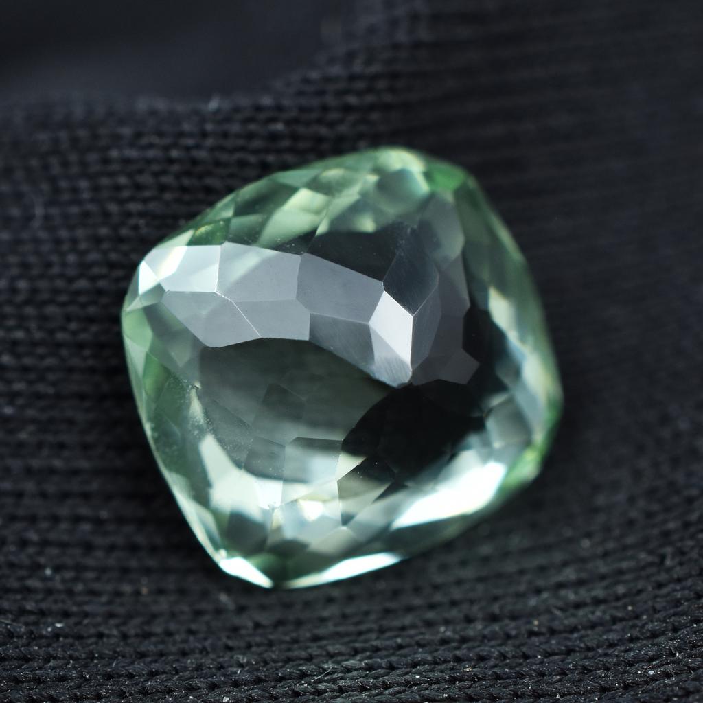 10.25 Ct Natural Sapphire Bluish Green Square Cushion Certified Gemstone