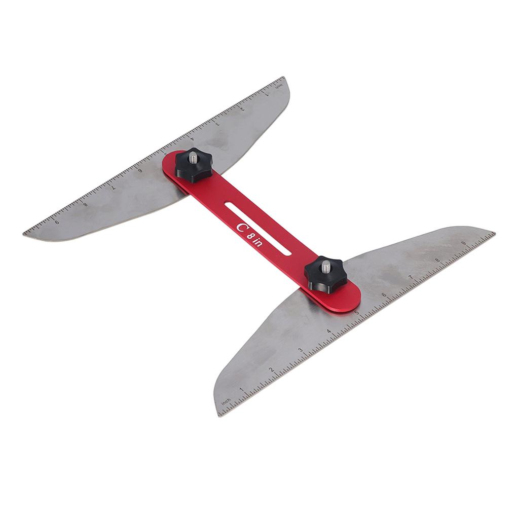 Stair Tread Template Tool Multifunctional Folding Stair Tread Gauge Stair Measuring Ruler
