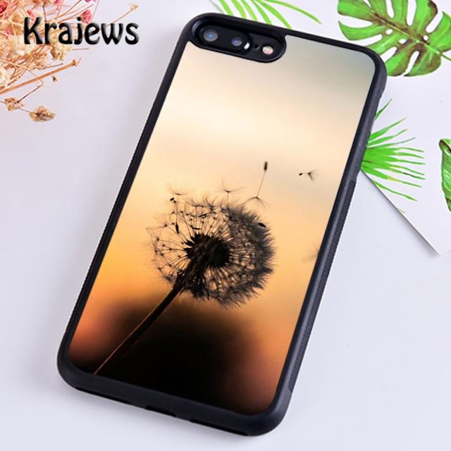 Krajews Dandelion Flower Flying Phone Case Cover For iPhone 17 Air 16 15 14 plus 11 12 13 pro max Plus coque Fundas